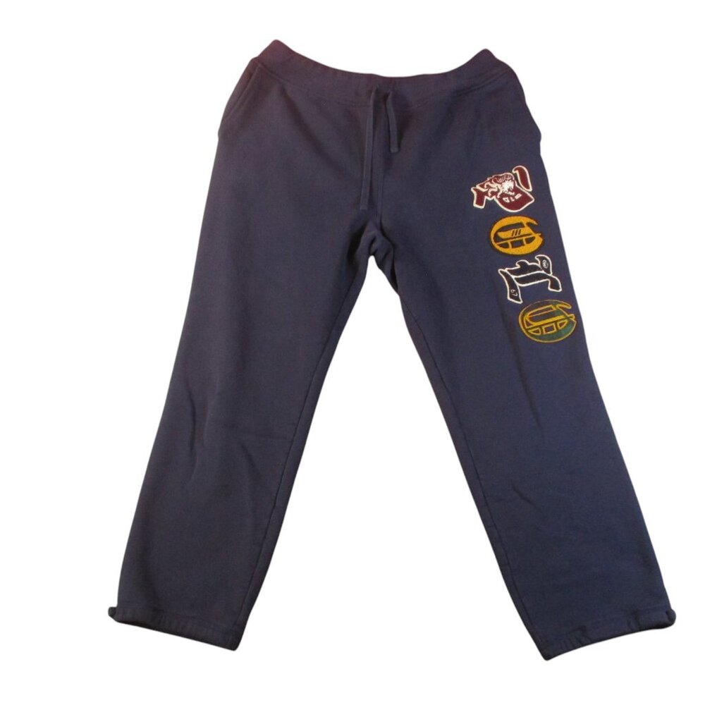 Polo Ralph Lauren Embroidered Logo Magic Fleece Sweat Pants Men Blue Spell Out